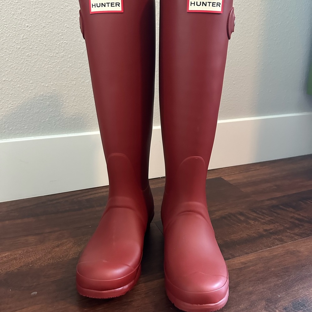 Hunter Red Rain Boots